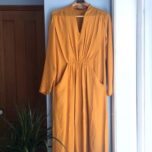 Vintage Christian Dior Silk Dress - Picture 2 of 7